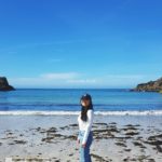 올더니섬(Alderney) 해변에서 찍은 사진 - Sehee in the World