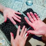 블랙베리를 따다 보면 어느새 손끝이 보라빛으로 물들어있다. - Sehee in the World